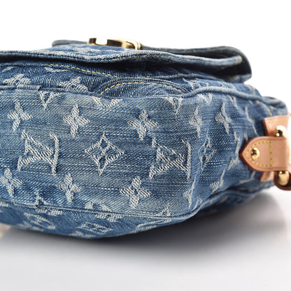 Louis Vuitton Denim Camera Bag Blue 8 of 10