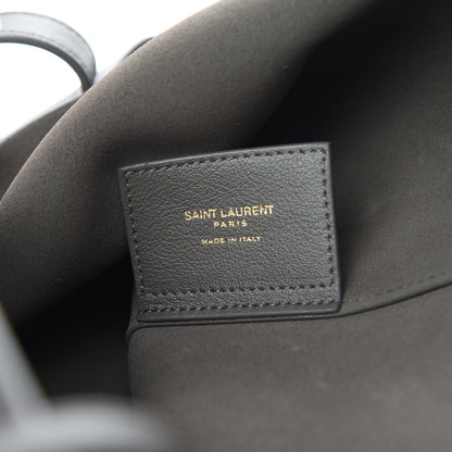 Saint Laurent Calfskin Large Shopping Tote Pebble 7 of 11