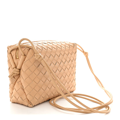Bottega Veneta Nappa Intrecciato Small Loop Camera Bag Almond 3 of 10