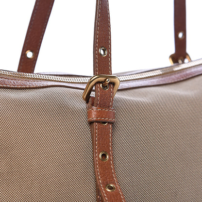Prada Jacquard Logo Tote Corda Brandy 11 of 18
