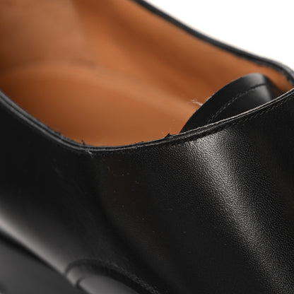 Louis Vuitton Calfskin Mens Monkstrap Loafers 9.5 Black 9 of 10