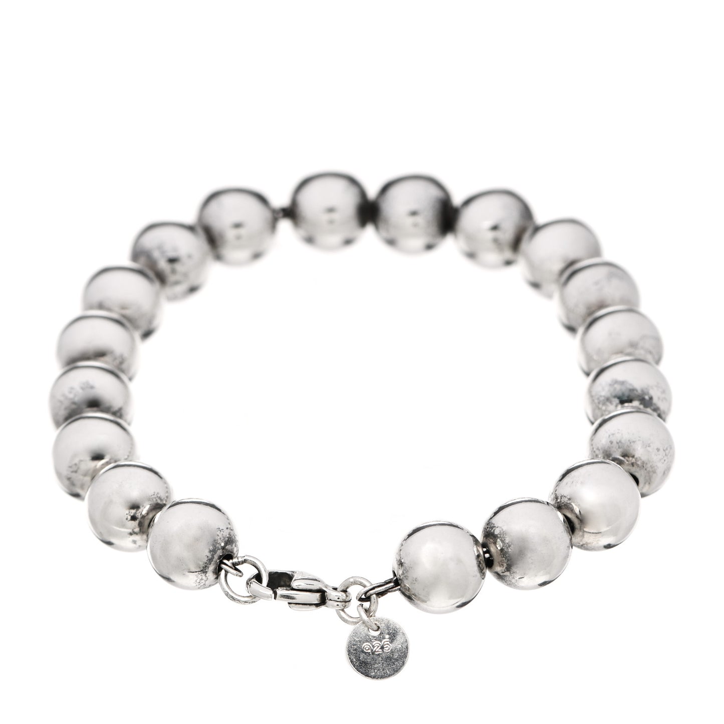 Sterling Silver 10mm HardWear Ball Bracelet