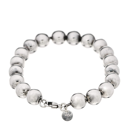 Tiffany Sterling Silver 10mm HardWear Ball Bracelet 2 of 6