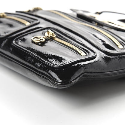 Gucci Patent Britt Messenger Bag Black 8 of 11