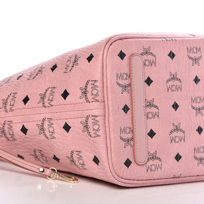 MCM Visetos Medium Liz Reversible Shopper Tote Soft Pink 11 of 15