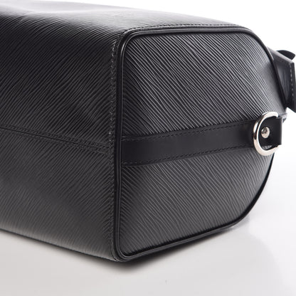 Louis Vuitton Epi Speedy Bandouliere 25 Black 10 of 10