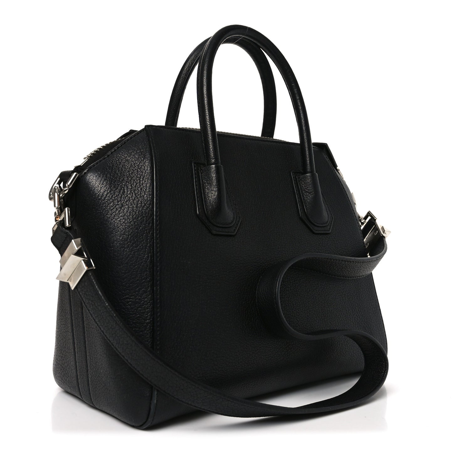 Sugar Goatskin Small Antigona Black