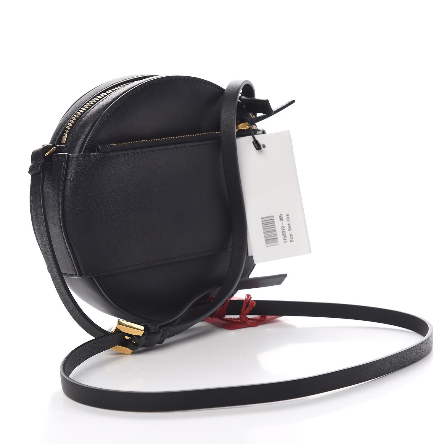 Valentino Garavani Calfskin VLogo Round Crossbody Bag Black 3 of 10