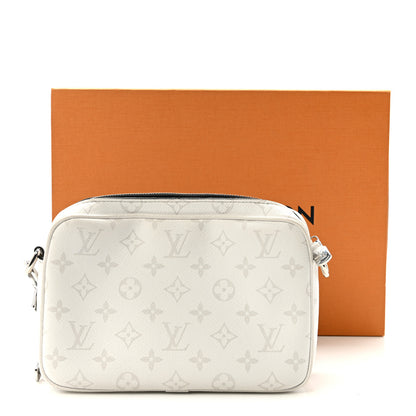 Louis Vuitton Taiga Monogram Alpha Messenger  Optic White 10 of 10