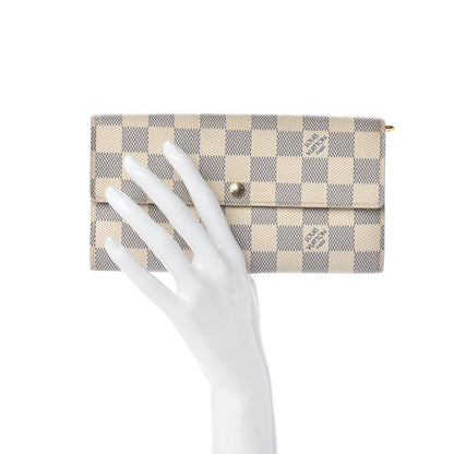 Louis Vuitton Damier Azur Sarah Wallet 2 of 8