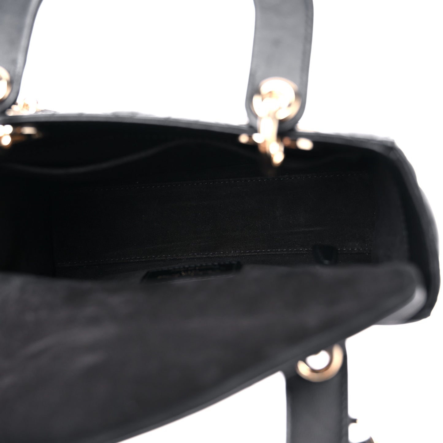 Lambskin Cannage Small My ABCDior Lady Dior Black