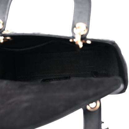 Christian Dior Lambskin Cannage Small My ABCDior Lady Dior Black 6 of 11