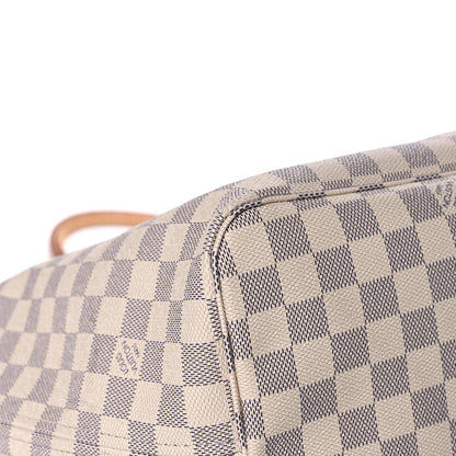 Louis Vuitton Damier Azur Neo Neverfull GM Rose Ballerine 7 of 13