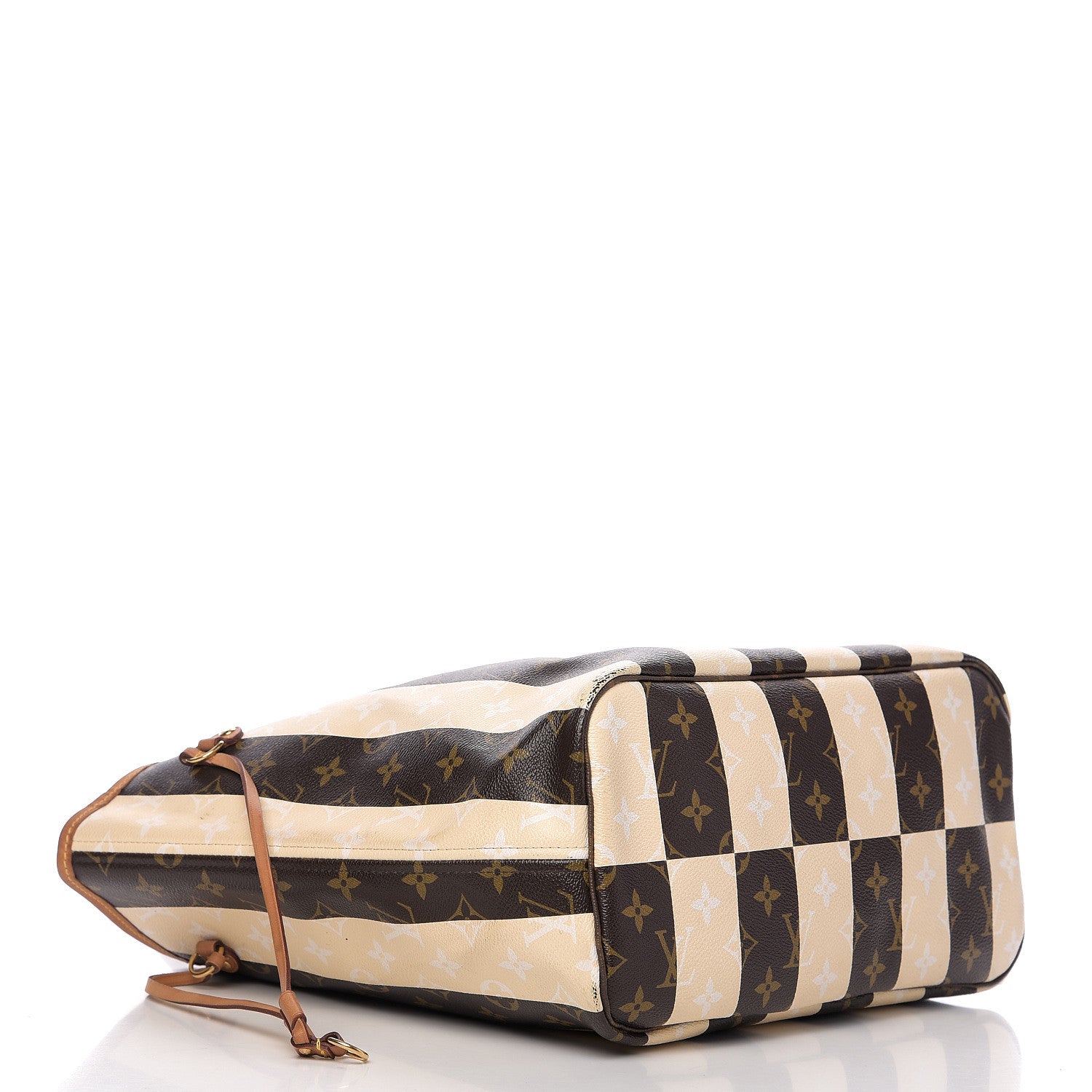 Louis Vuitton Monogram Rayures Neverfull MM 3 of 15