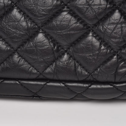 Chanel Aged Calfskin Quilted Medium Reissue Camera Case Black 10 of 13