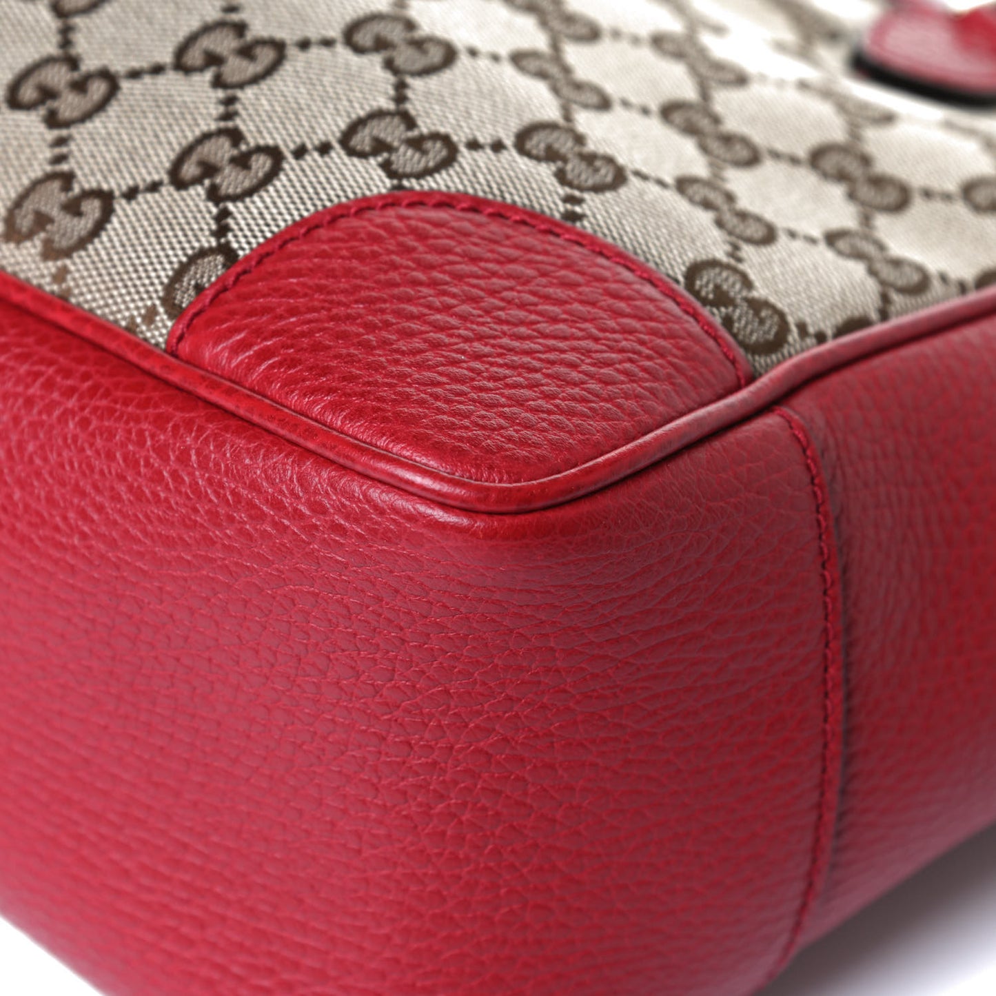 Monogram Small Bree Tote Red