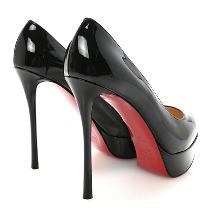 Christian Louboutin Patent Dirditta 130 Platform Pumps 37 Black 5 of 9