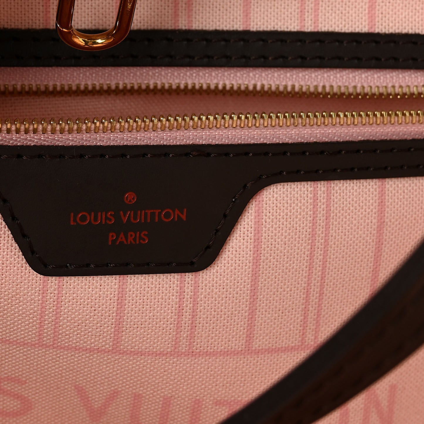 Damier Ebene Neo Neverfull MM Rose Ballerine