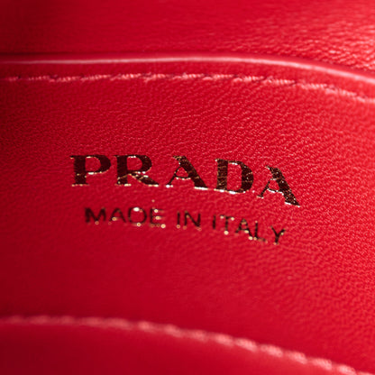 Prada Saffiano Cuir Medium Double Bag Black Fuoco 8 of 11
