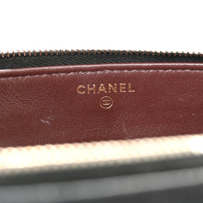 Chanel Caviar Quilted Small Zipped Clutch Black 6 of 11