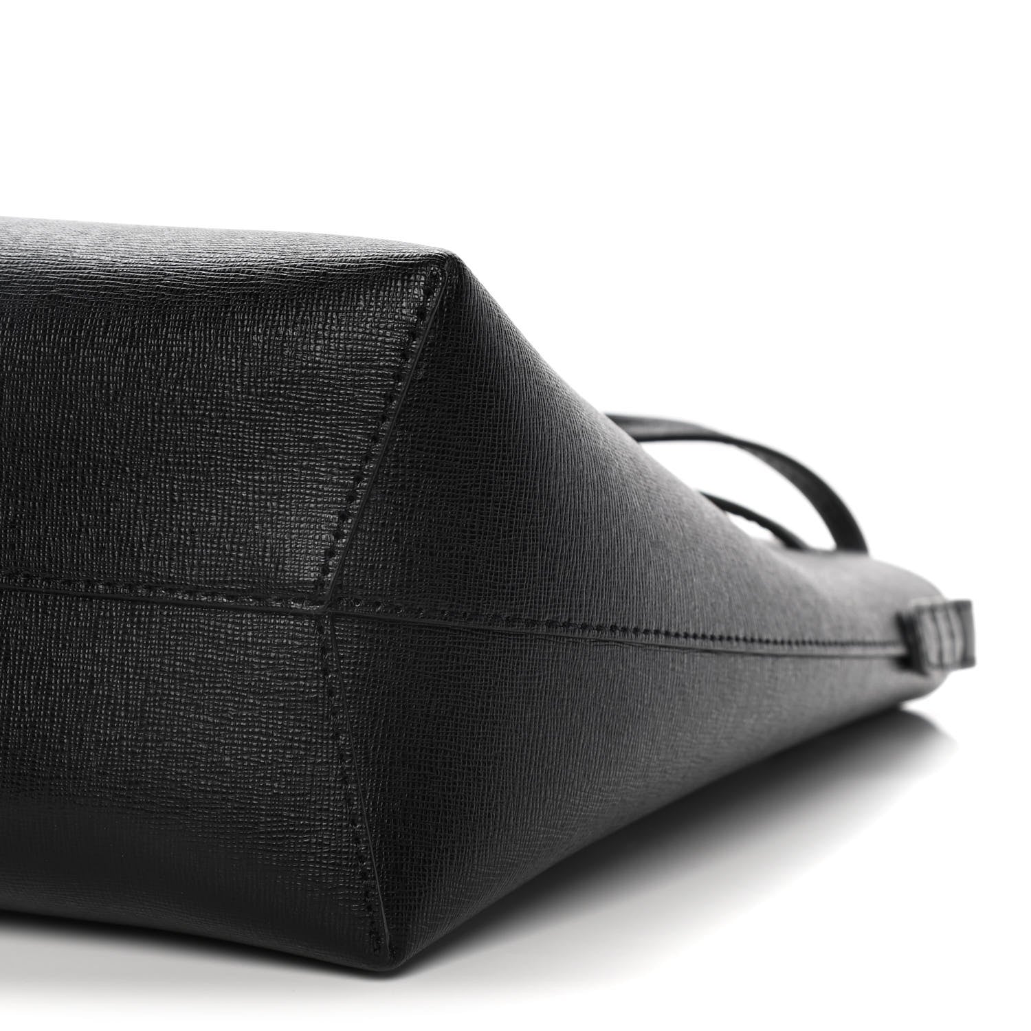 Mansur Gavriel Saffiano Bucket Bag Black Flamma 9 of 11