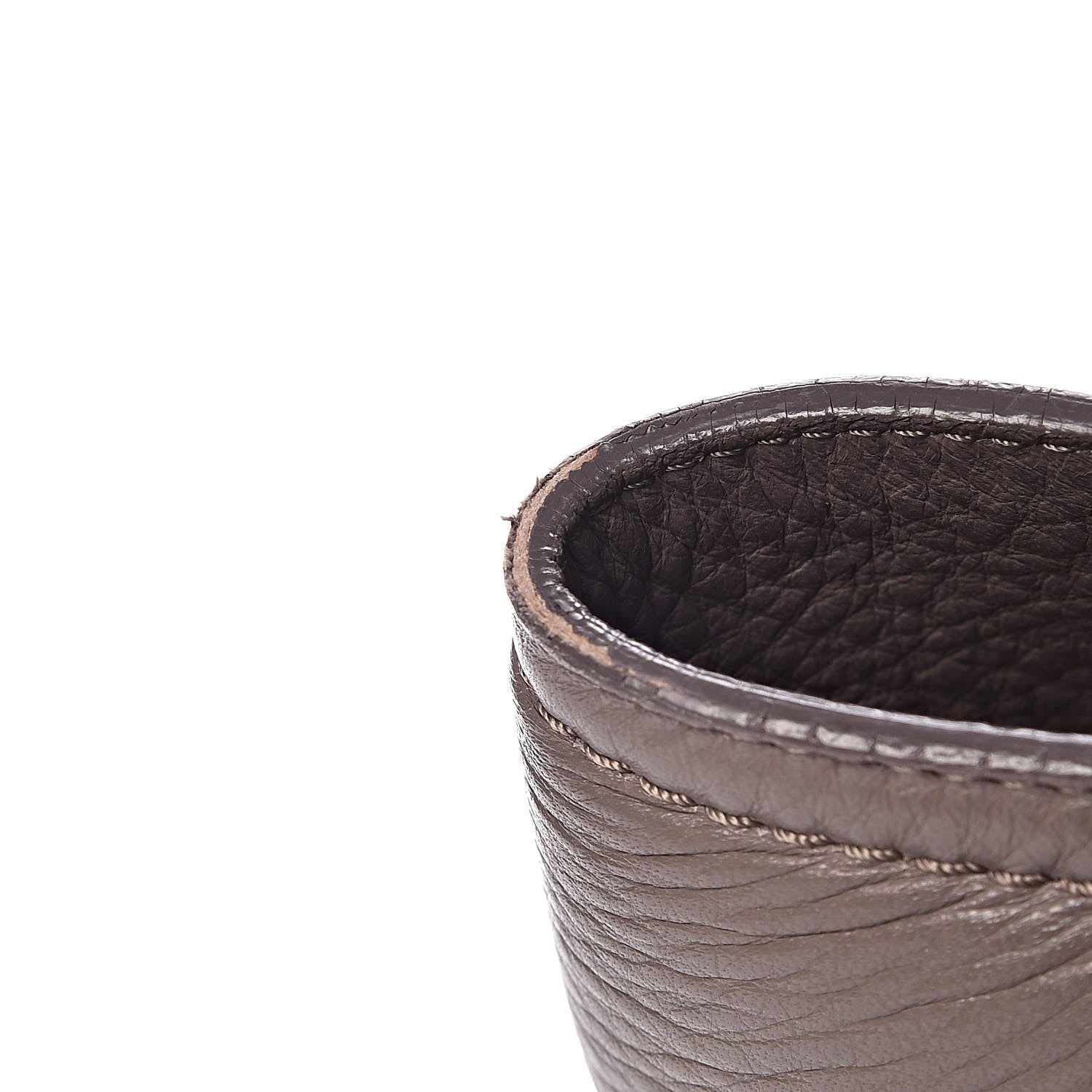 Lanvin Goatskin Trilogy Bowling Bag Mastic 17 of 18
