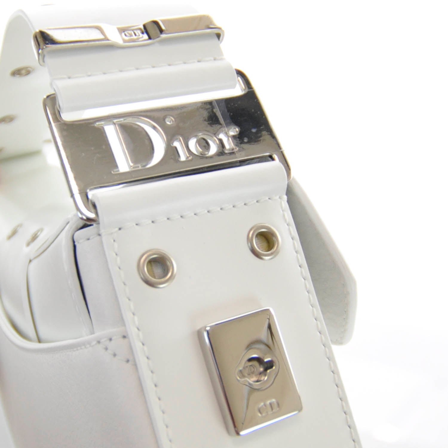 Christian Dior Leather Street Chic Bag White 5 of 8