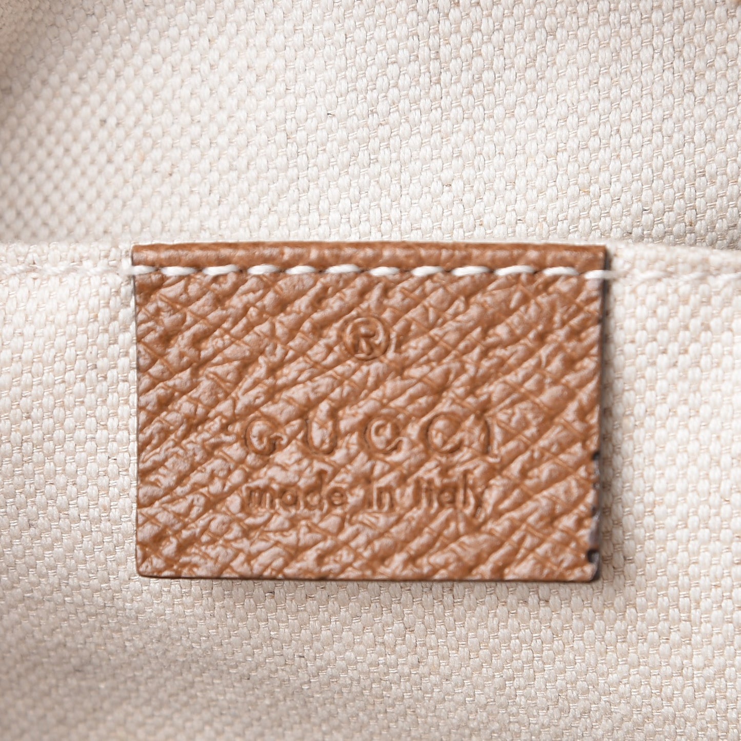 Monogram Mini Bree Messenger Bag Beige Tabacco
