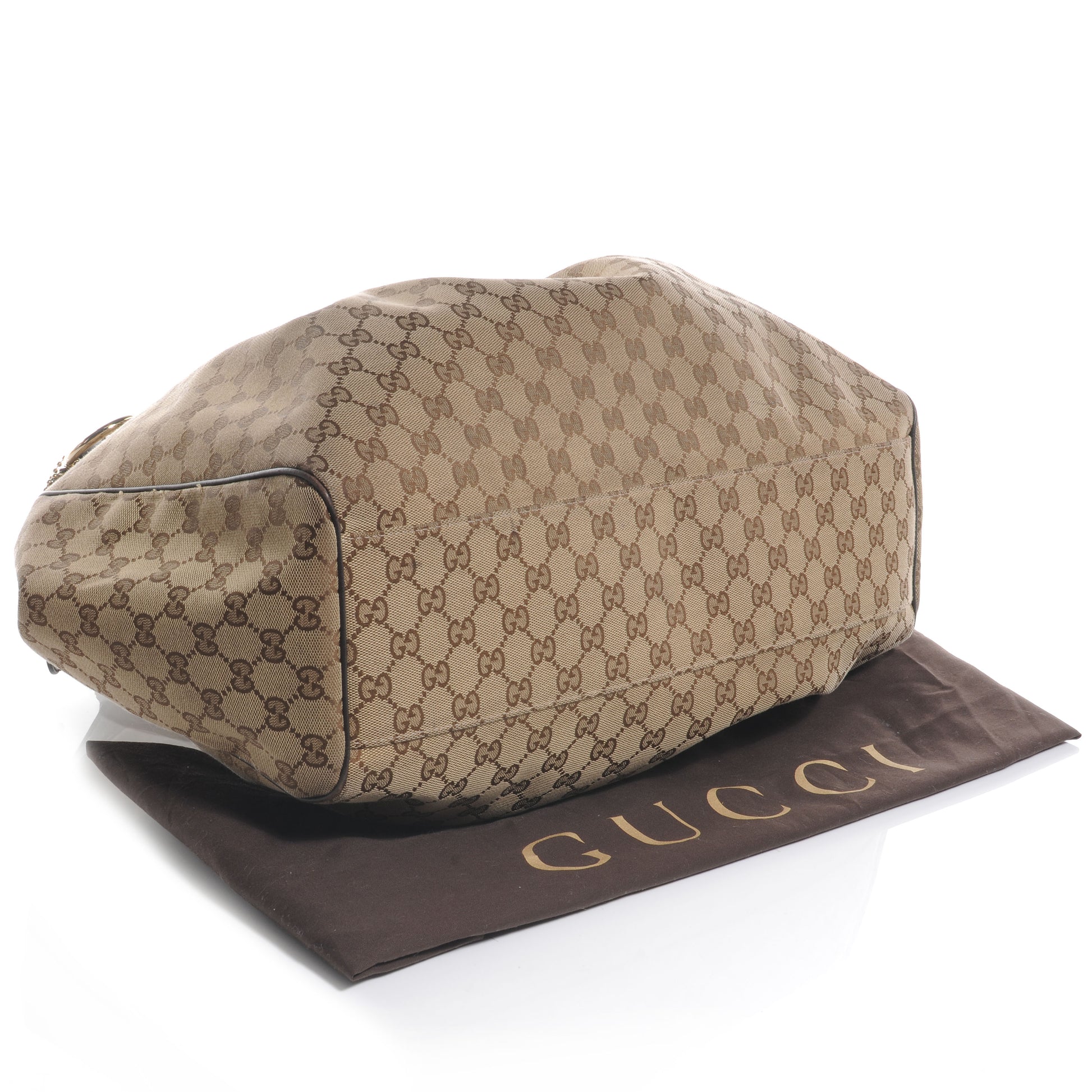 Gucci Monogram Large Sukey Tote Ebony 4 of 9