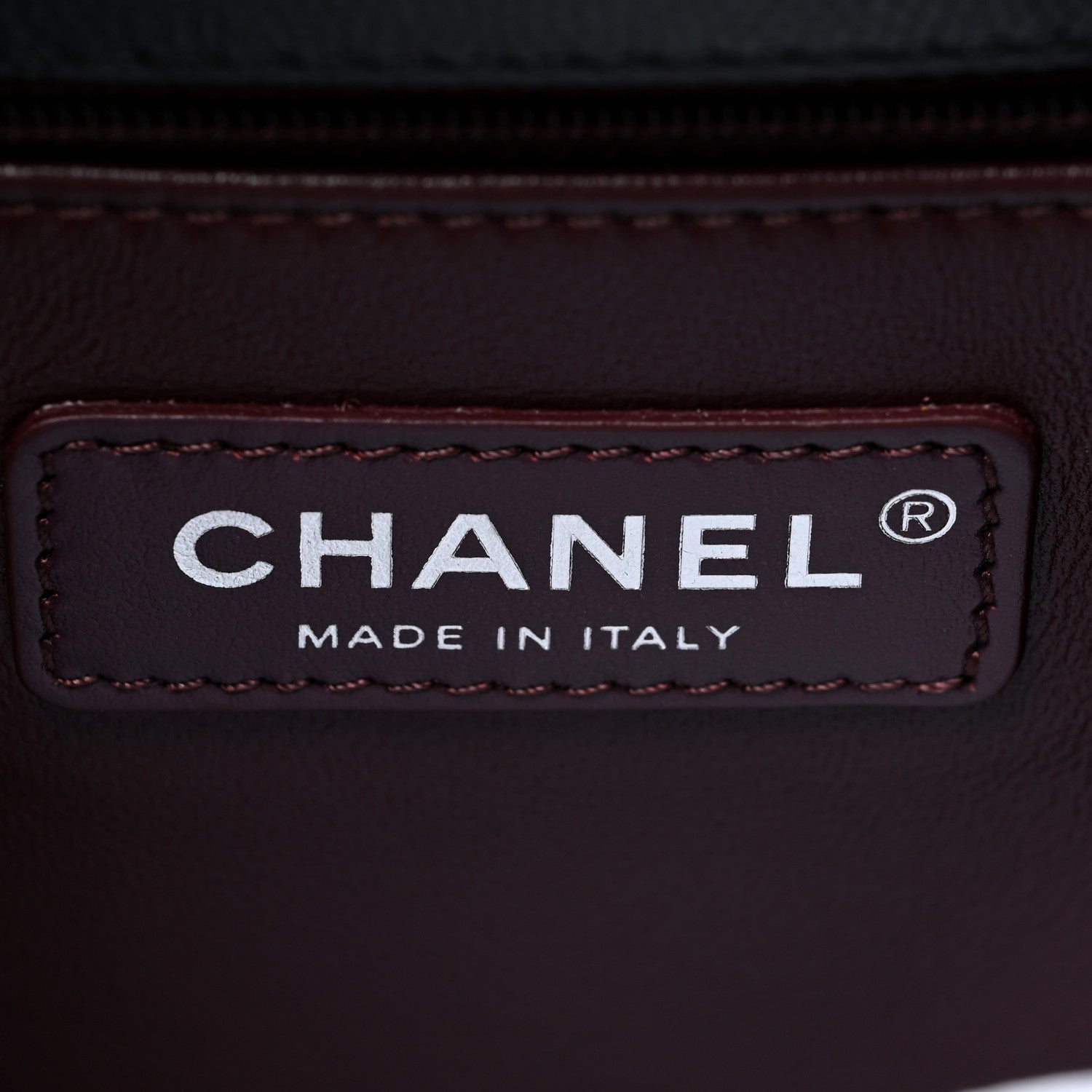 Chanel Caviar Chevron Quilted Small Coco Handle Flap So Black 7 of 14