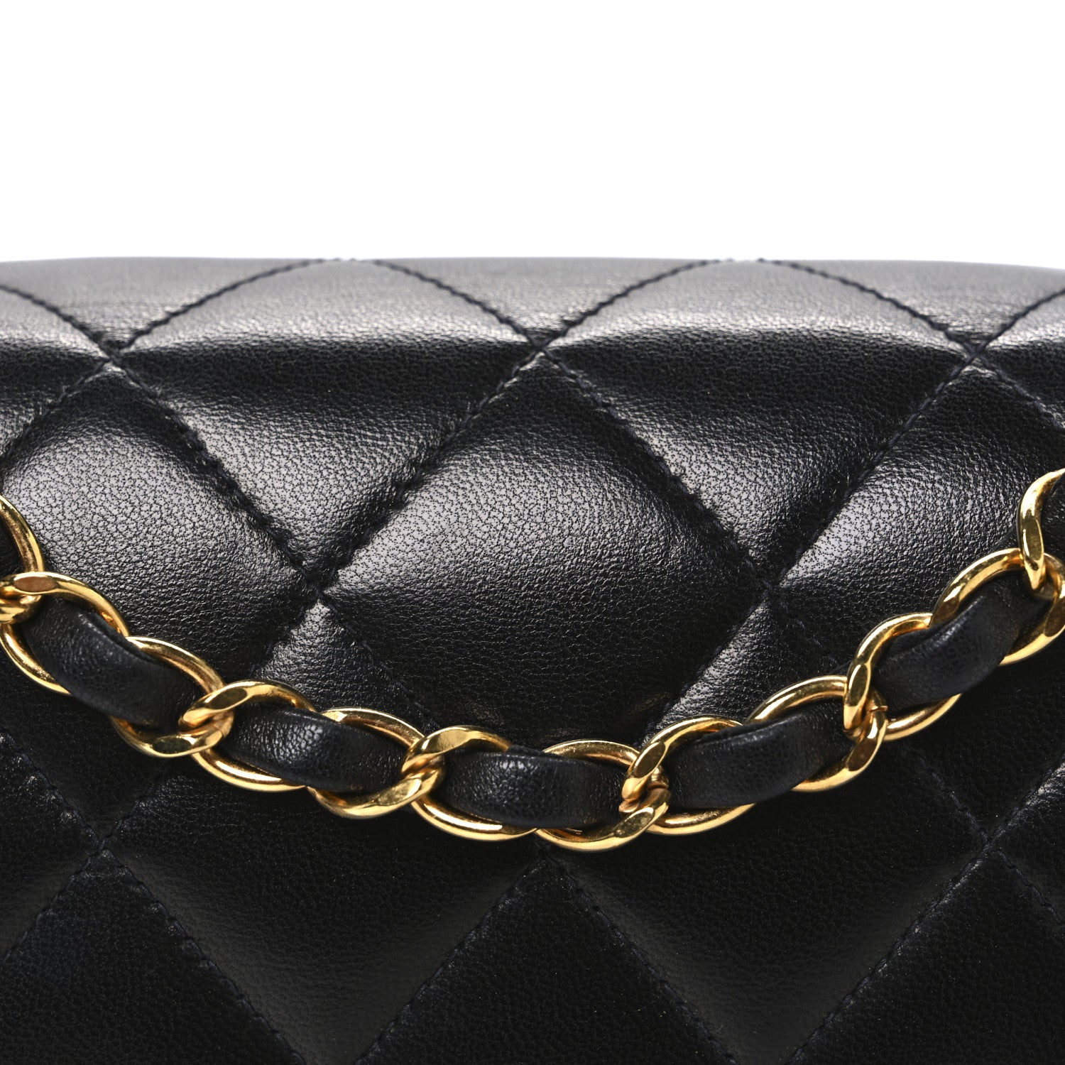Chanel Lambskin Quilted Small Single Flap Black 9 of 11