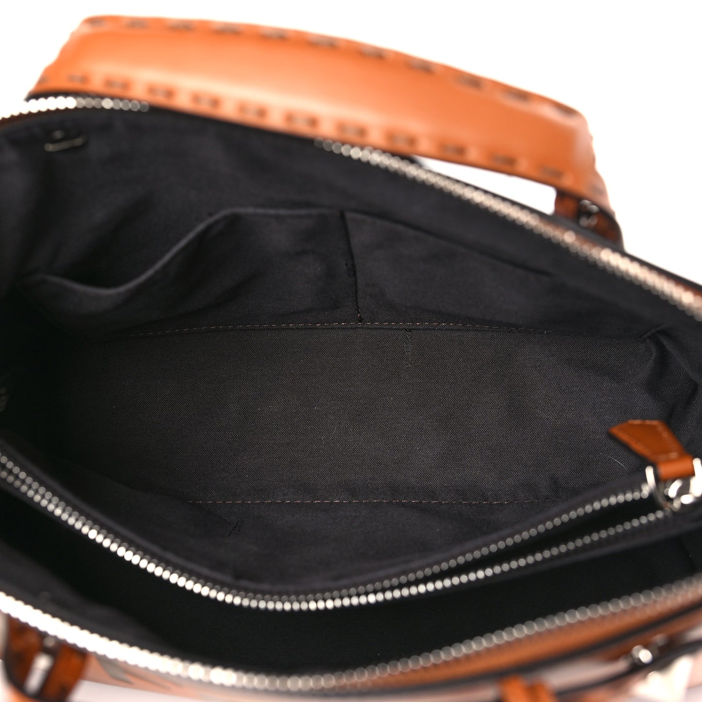 Vitello King Logo Embossed Medium By The Way Boston Bag Cuoio