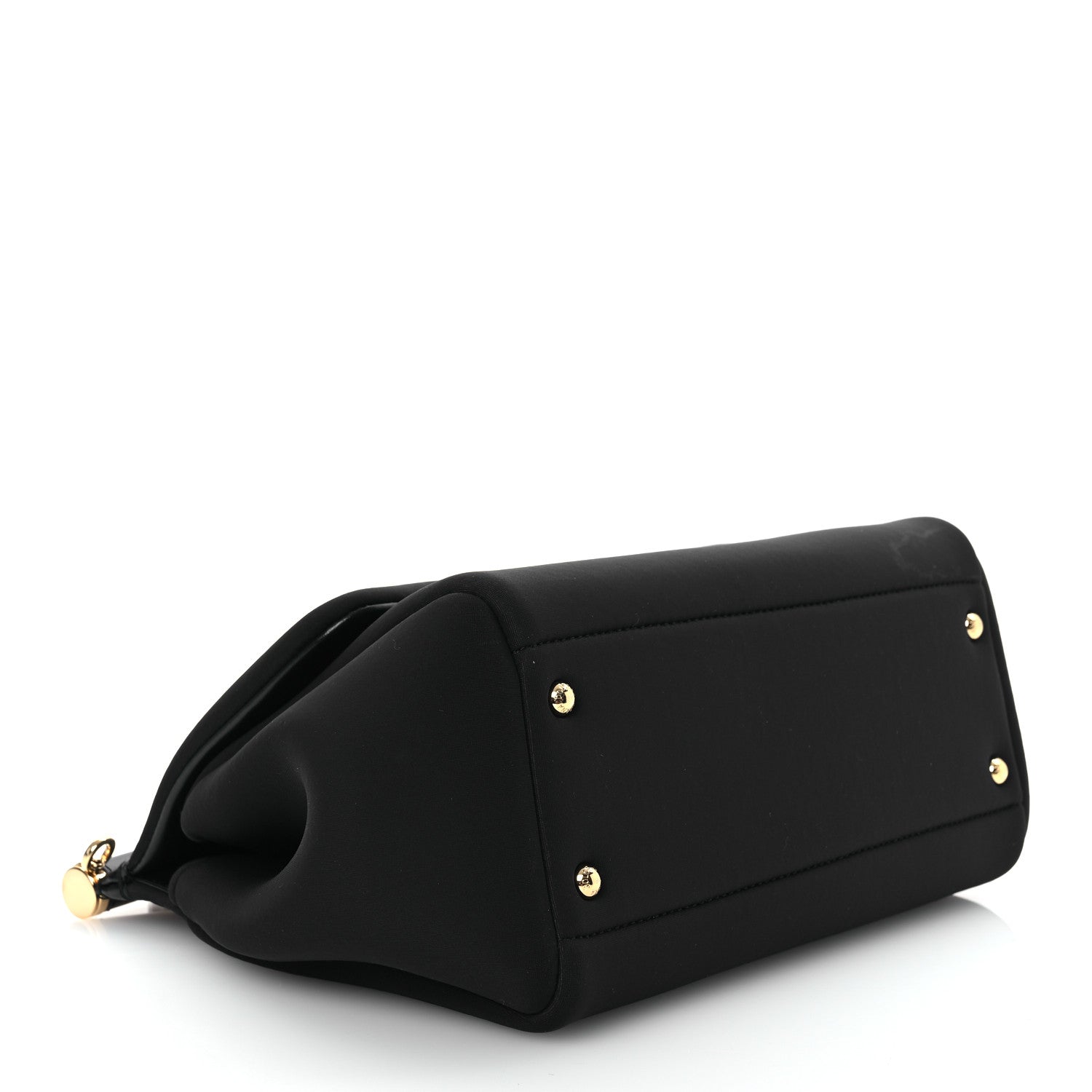 Dolce & Gabbana Neoprene Medium Miss Sicily Satchel Black 4 of 12