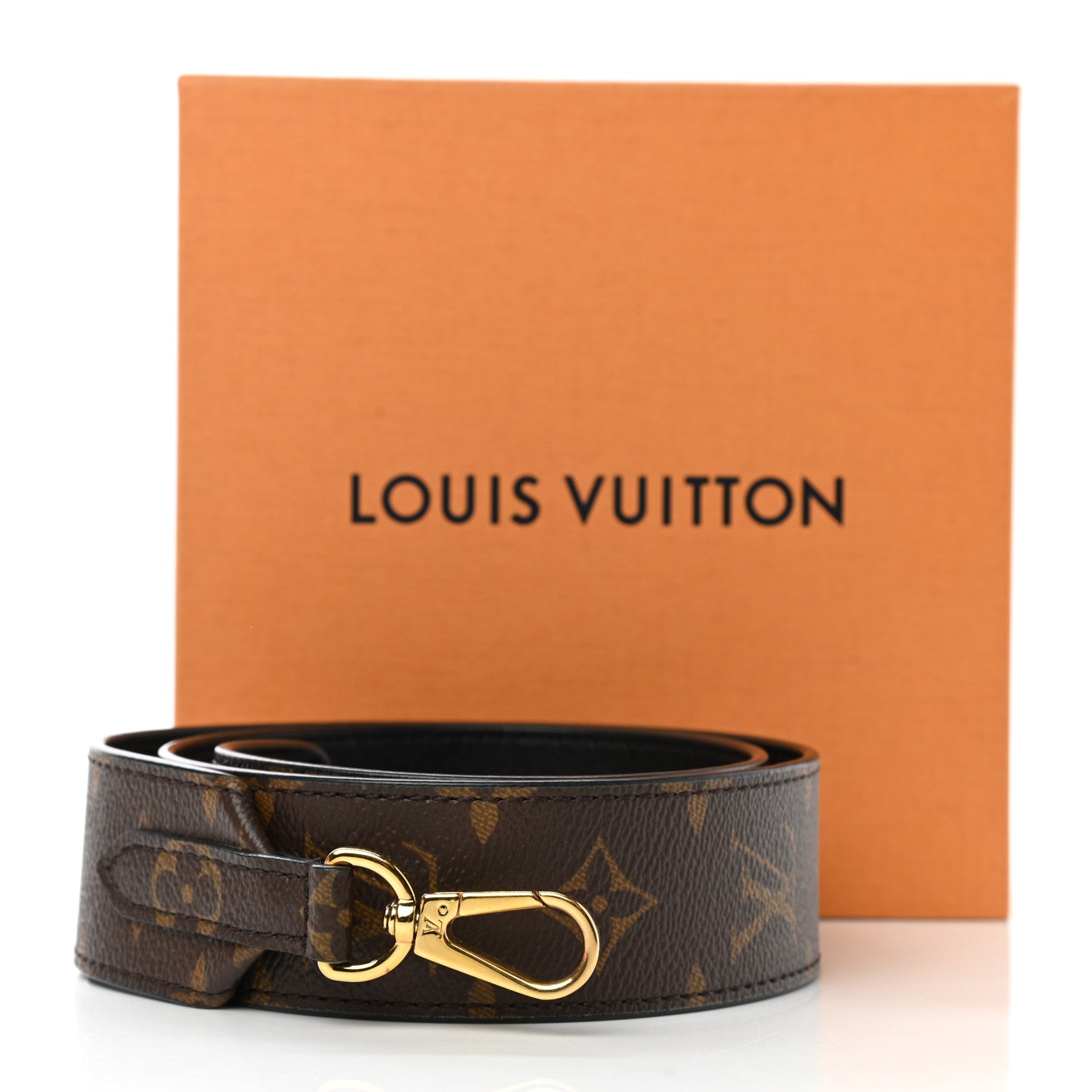 Louis Vuitton Monogram Bandouliere Shoulder Strap Black 6 of 6