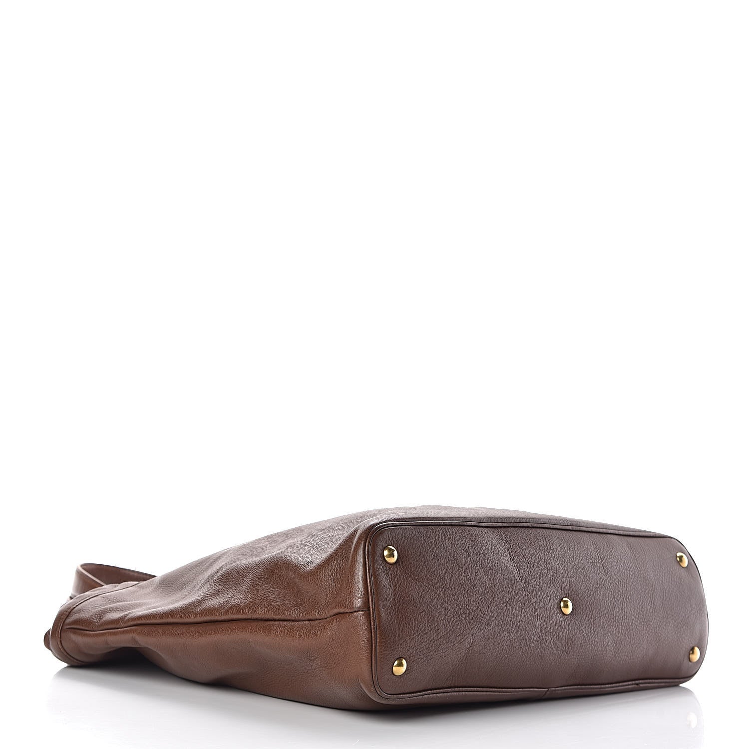 Saint Laurent Calfskin Belle de Jour Cabas Tote Brown 4 of 14
