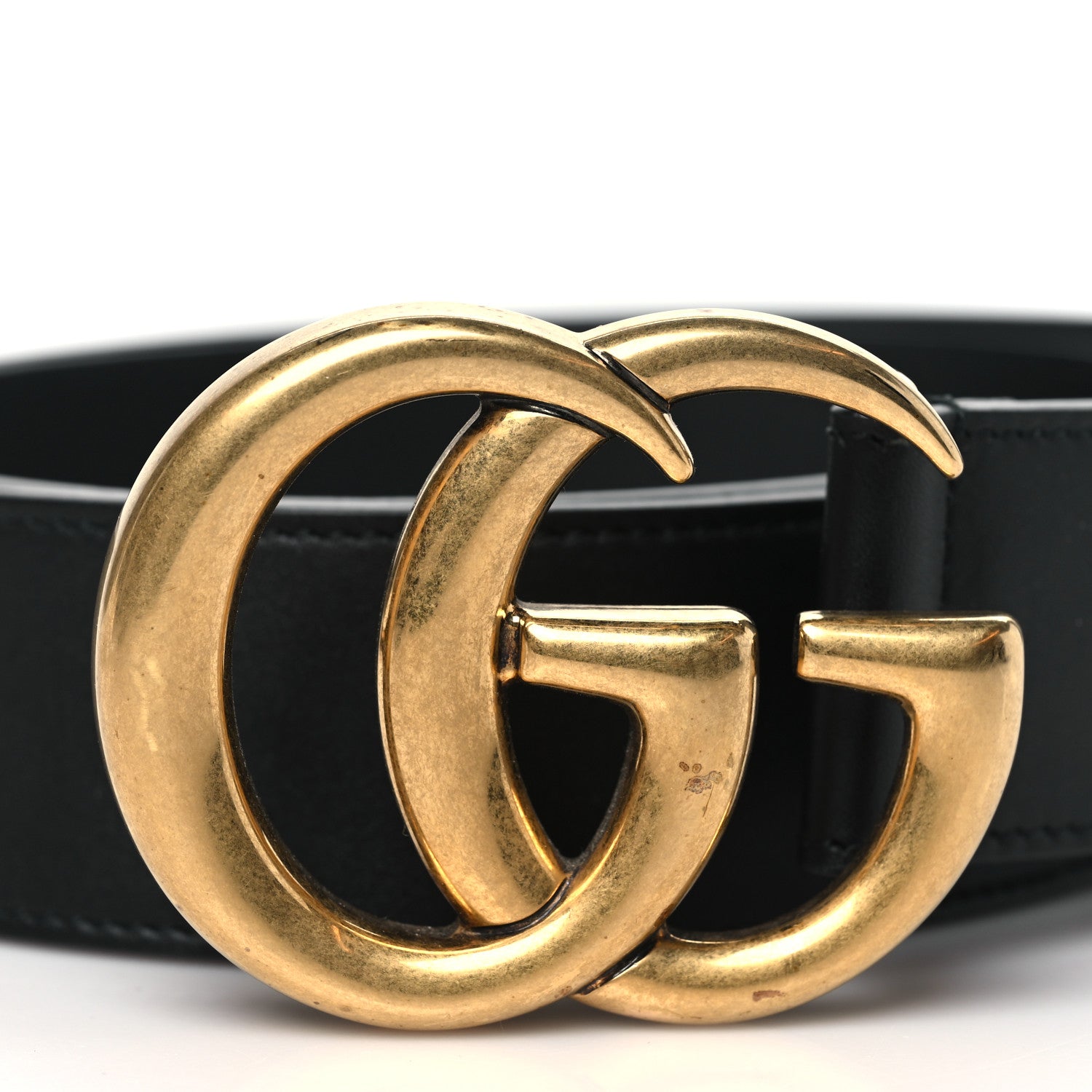 Gucci Calfskin Double G 40mm Belt 85 34 Black 2 of 5