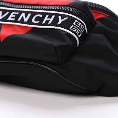 Givenchy Nylon Light 3 Bum Bag Black Red 10 of 10