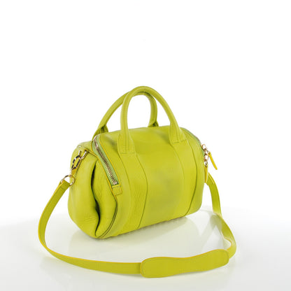 Alexander Wang Pebbled Lambskin Rockie Acid Pale Gold Hardware 3 of 9