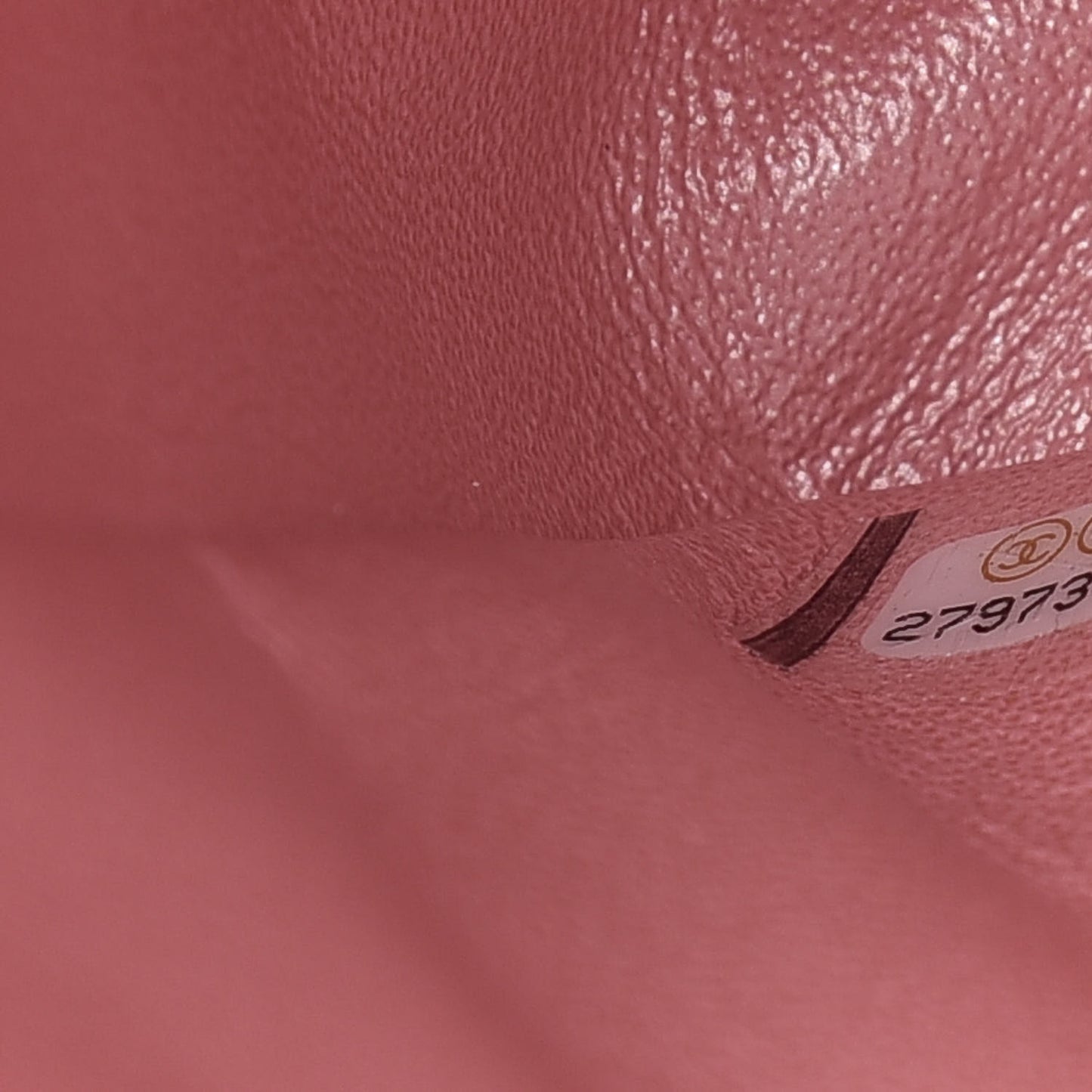Iridescent Caviar Quilted Jumbo Double Flap Rose Pink