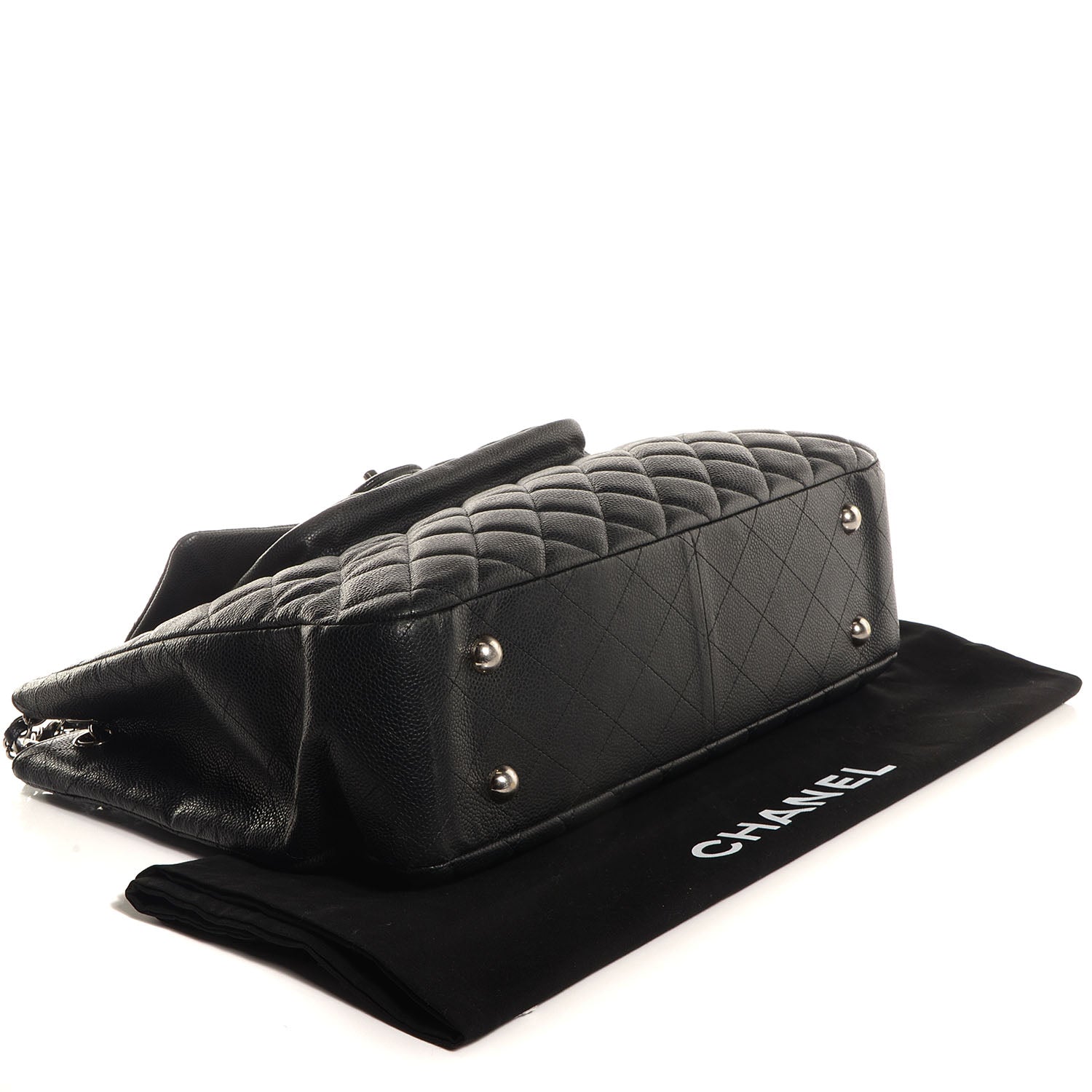 Chanel Caviar Quilted Flap Tote Black 4 of 8