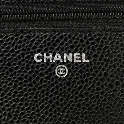 Chanel Caviar Quilted Wallet on Chain WOC Black 6 of 12