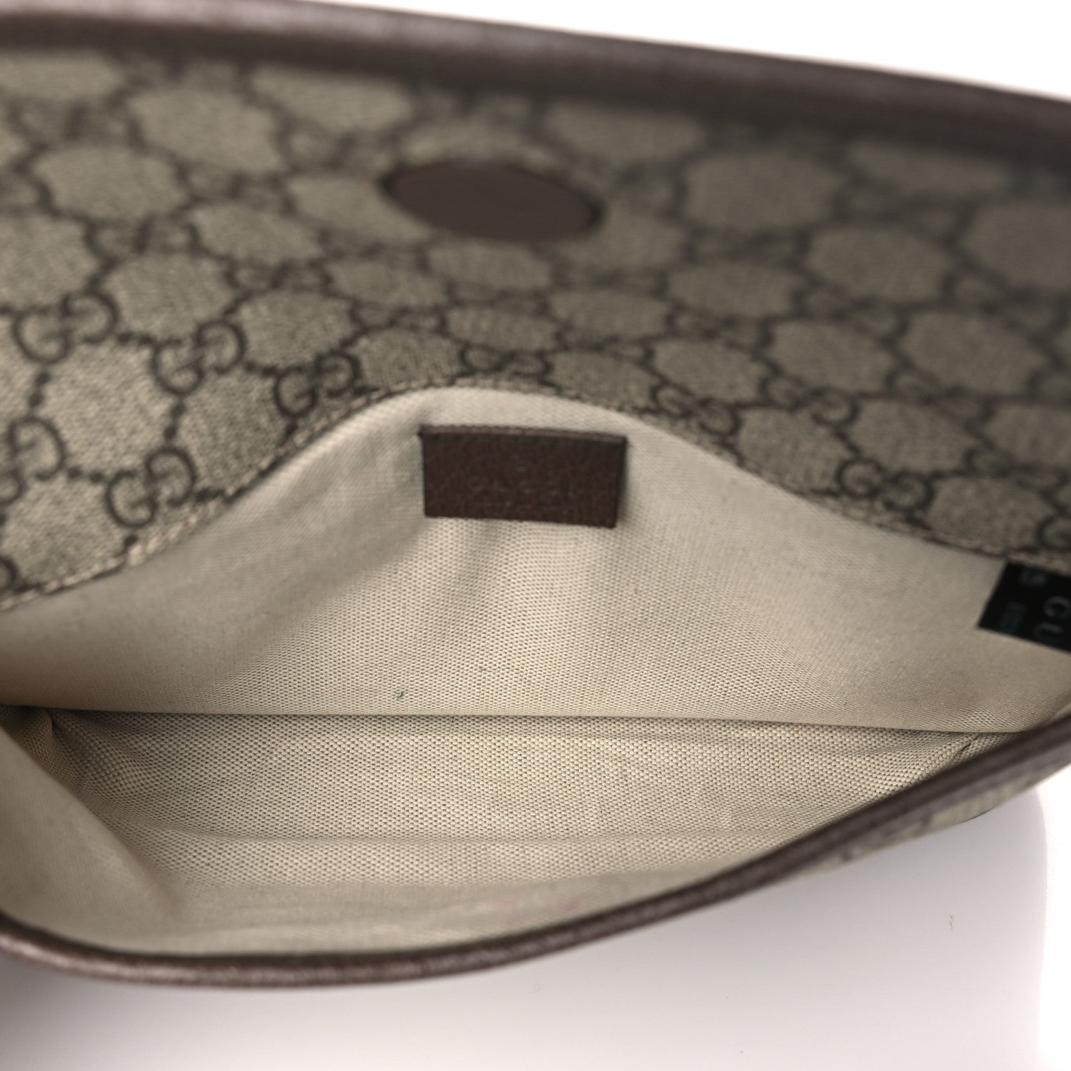 Gucci GG Supreme Monogram Neo Vintage Web Belt Bag Brown 5 of 10