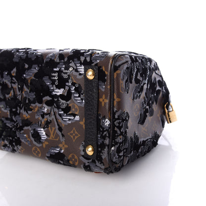 Louis Vuitton Monogram Fleur De Jais Sequins Speedy 30 7 of 10