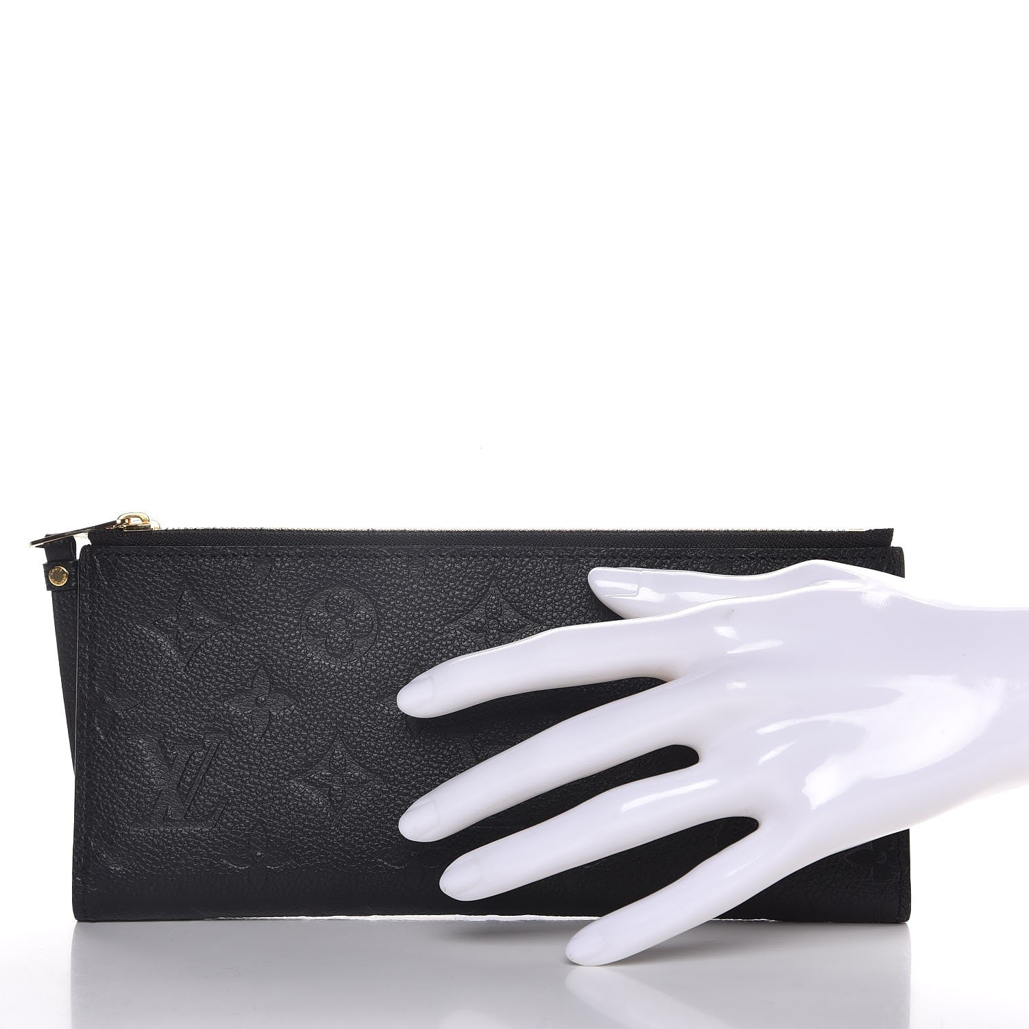 Louis Vuitton Empreinte Adele Wallet Black 2 of 7