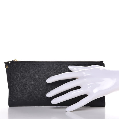 Louis Vuitton Empreinte Adele Wallet Black 2 of 7