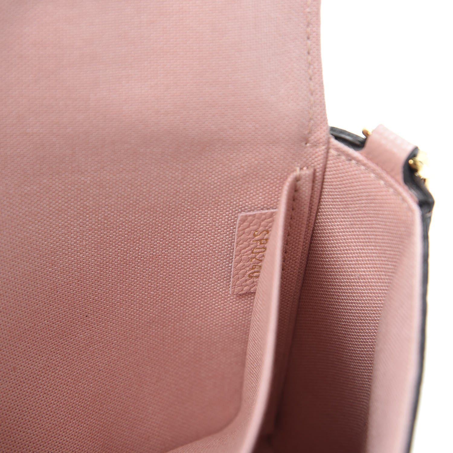Louis Vuitton Empreinte Pochette Felicie Chain Wallet Rose Poudre 9 of 10