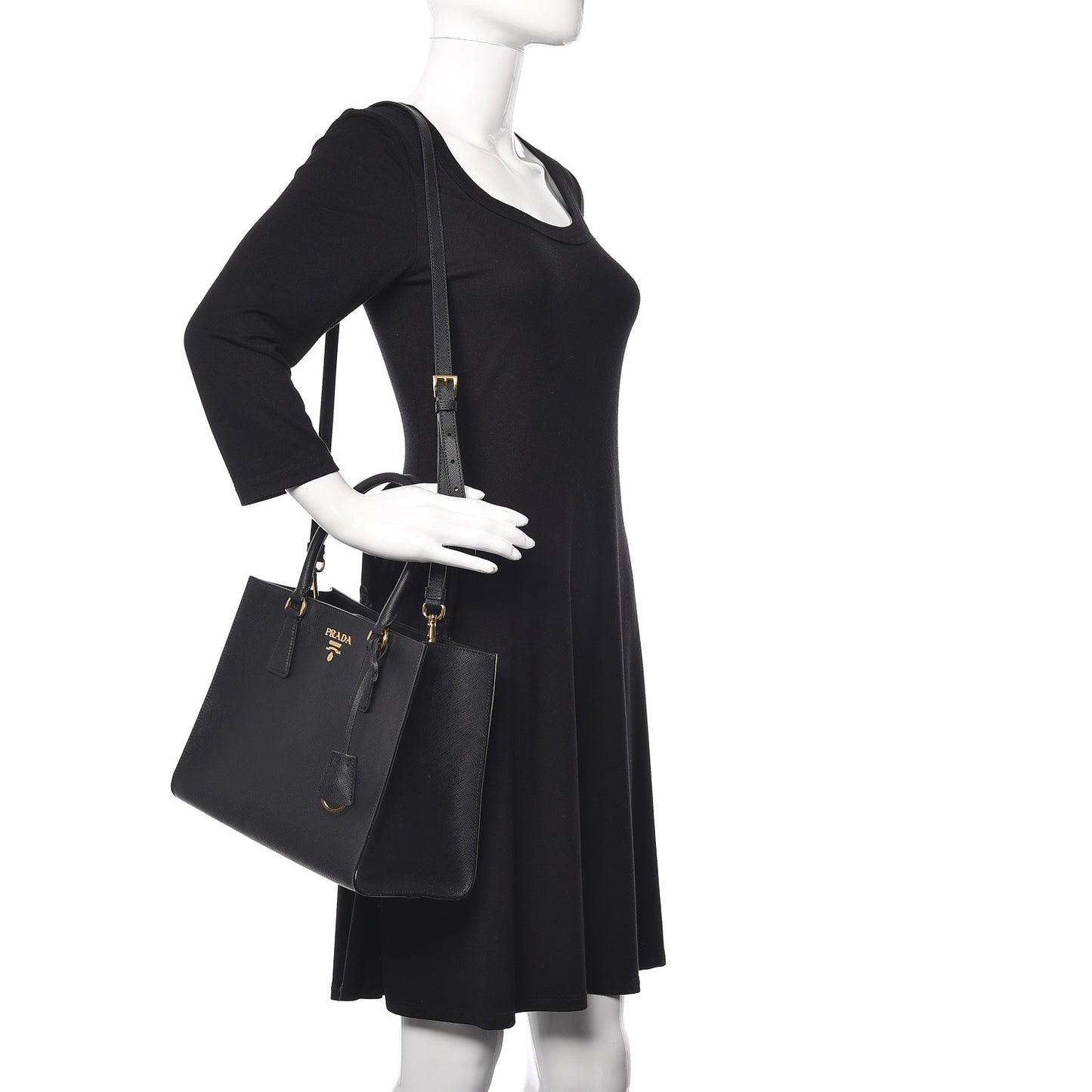 Saffiano Tote Black