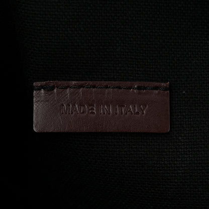 Burberry Haymarket Check Studded Satchel Chocolate 7 of 11