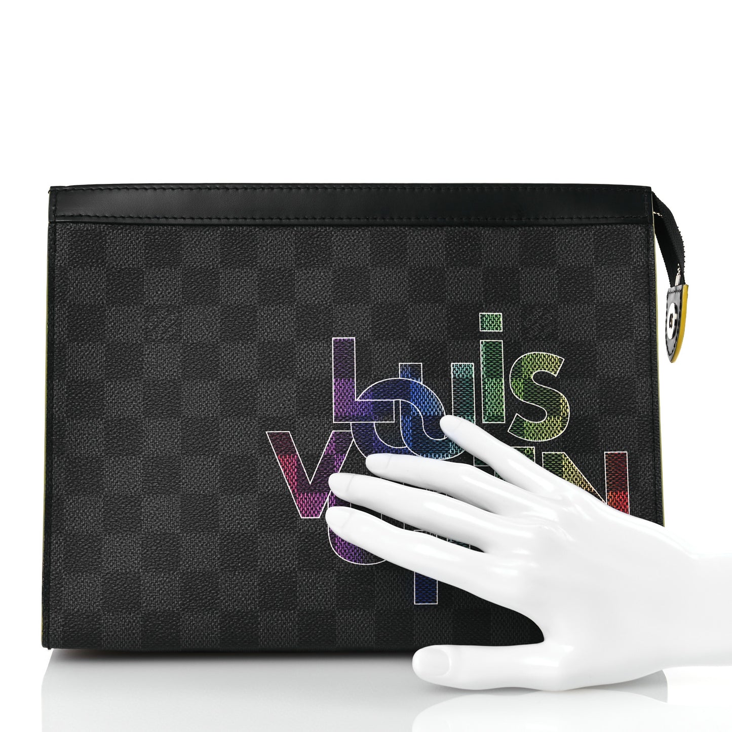 Damier Graphite Pochette Voyage MM Yellow