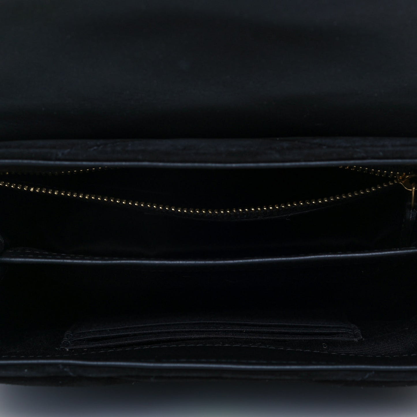 Suede Y Quilted Monogram Toy Loulou Crossbody Bag Black